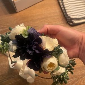 Wedding Dog flower collar